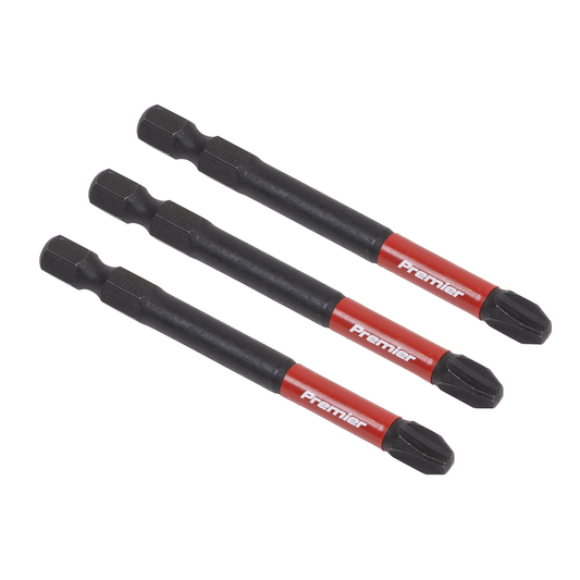 Premier AK8256 Premier Phillips Impact Power Tool Bits #3 x 75mm 3pc