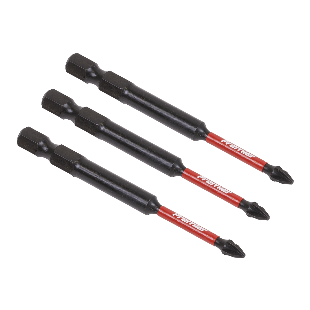 Premier AK8257 Premier Pozi Impact Power Tool Bits #1 x 75mm 3pc