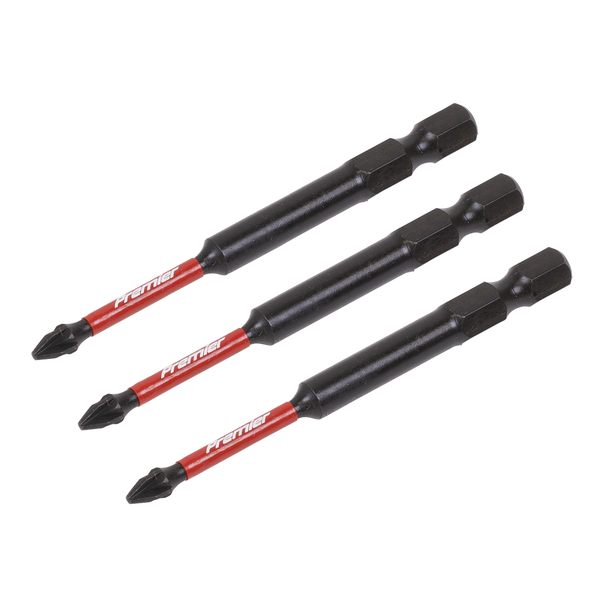 Premier AK8257 Premier Pozi Impact Power Tool Bits #1 x 75mm 3pc
