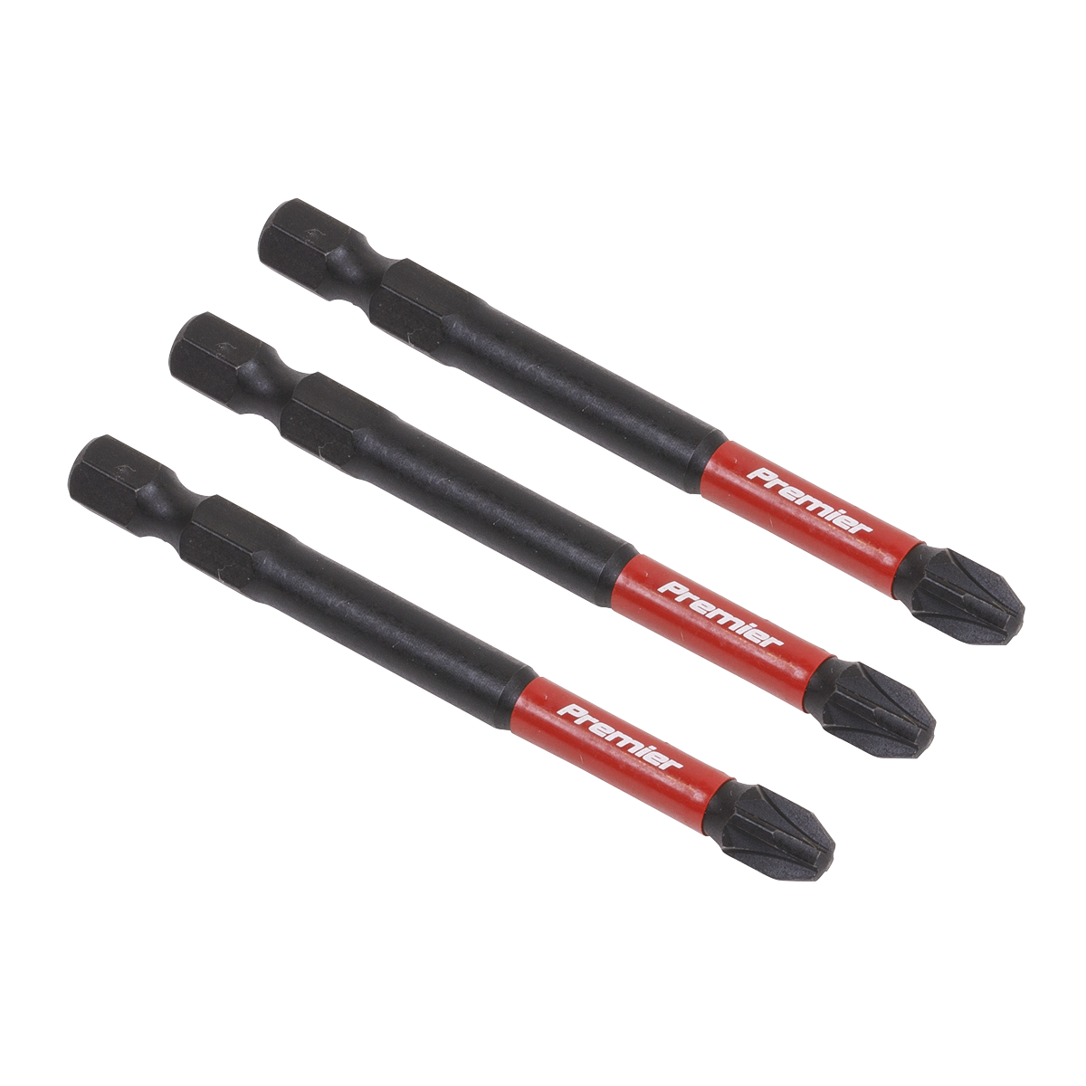 Premier AK8259 Premier Pozi Impact Power Tool Bits #3 x 75mm 3pc