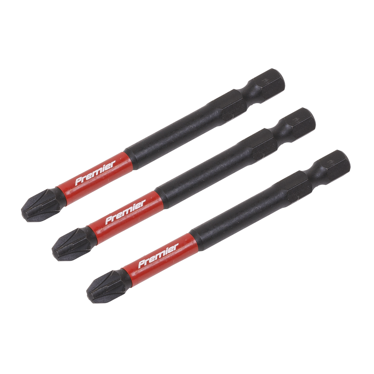Premier AK8259 Premier Pozi Impact Power Tool Bits #3 x 75mm 3pc
