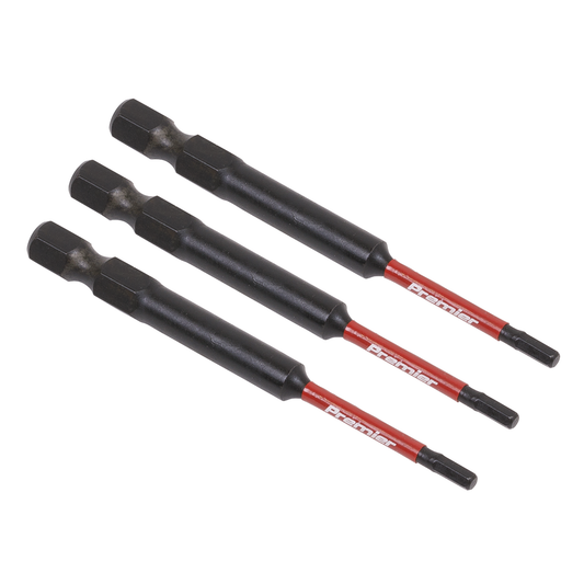 Premier AK8260 Premier Hex Impact Power Tool Bits 2.5 x 75mm 3pc