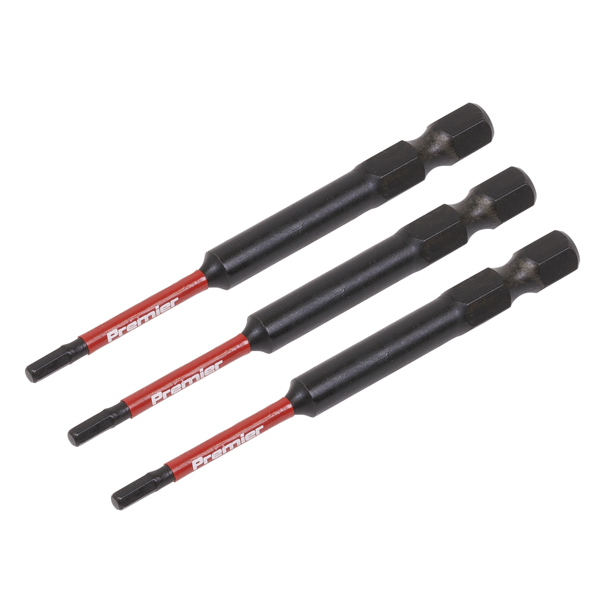Premier AK8260 Premier Hex Impact Power Tool Bits 2.5 x 75mm 3pc