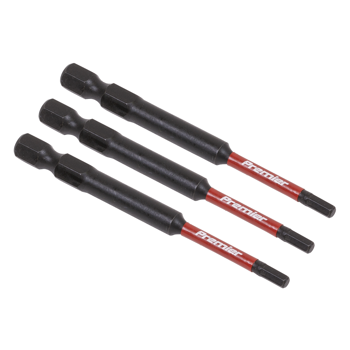 Premier AK8261 Premier Hex Impact Power Tool Bits 3 x 75mm 3pc