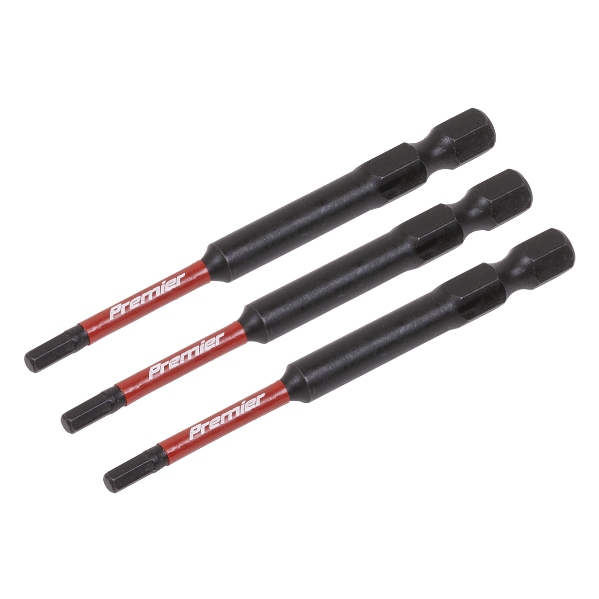 Premier AK8261 Premier Hex Impact Power Tool Bits 3 x 75mm 3pc