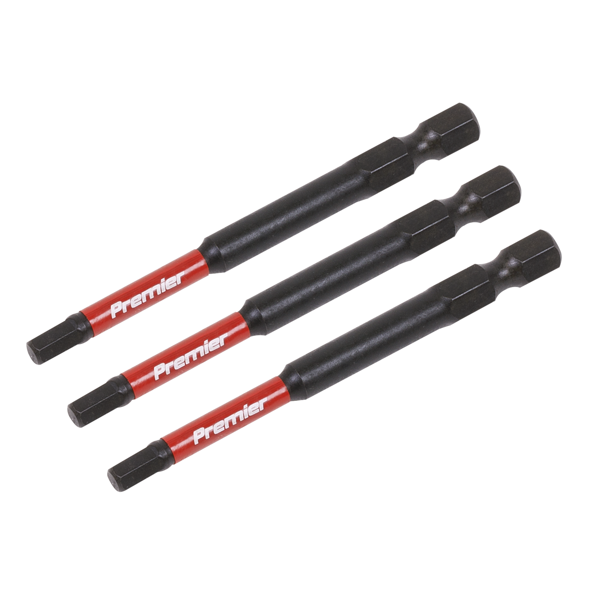 Premier AK8262 Premier Hex Impact Power Tool Bits 4 x 75mm 3pc