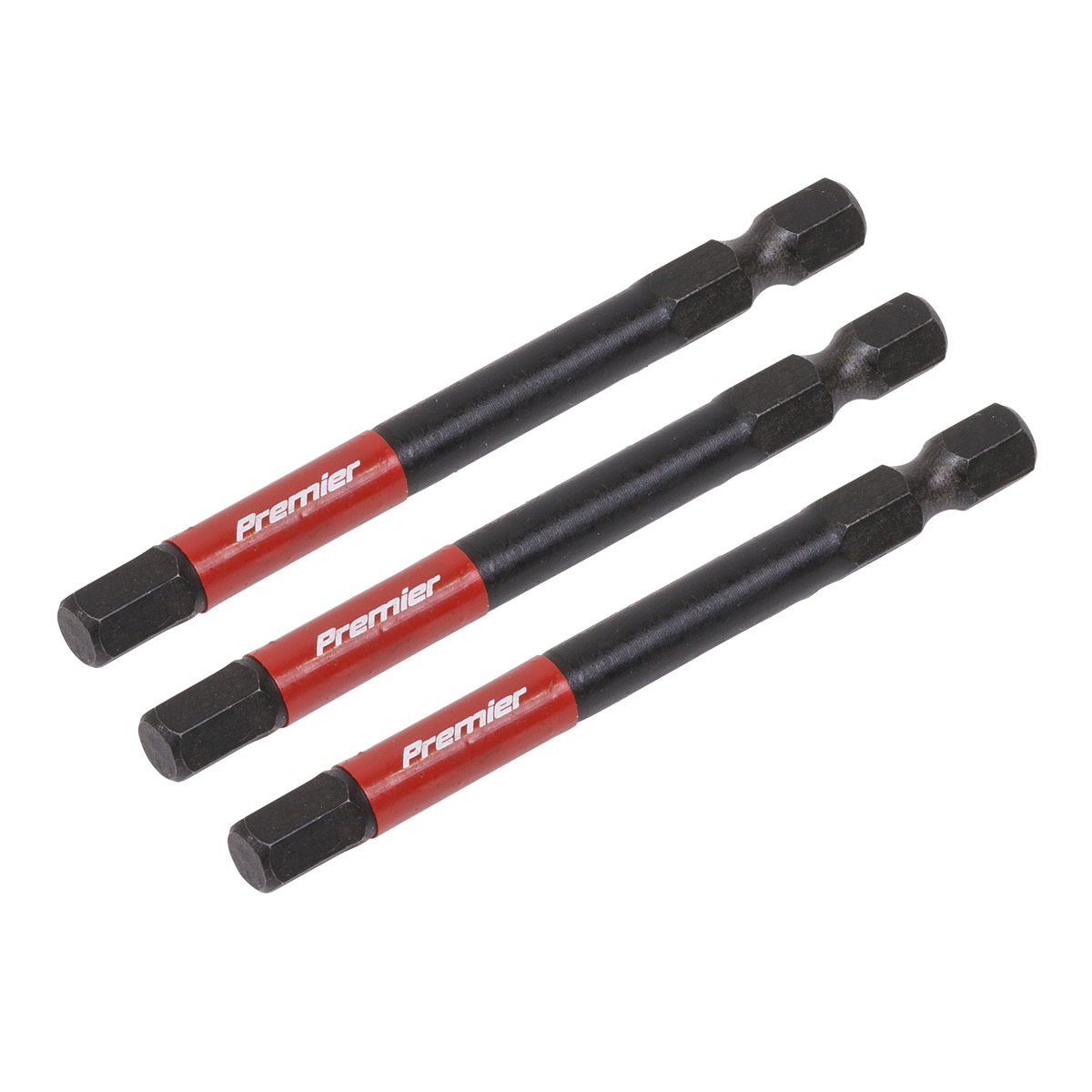 Premier AK8264 Premier Hex Impact Power Tool Bits 6 x 75mm 3pc