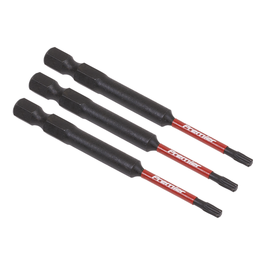 Premier AK8265 Premier TRX-Star* Impact Power Tool Bits T10 x 75mm 3pc