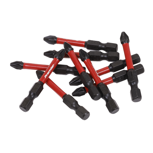 Premier AK8275 Premier Pozi Impact Power Tool Bits #2 x 50mm 10pc
