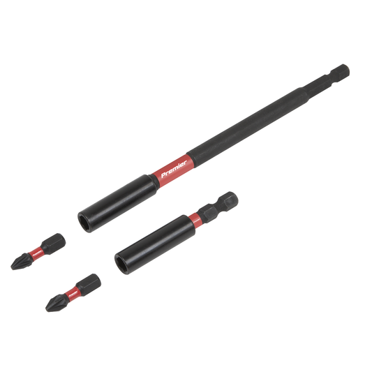 Premier AK8276 Premier Impact Grade Power Tool Bit Holder Set 4pc