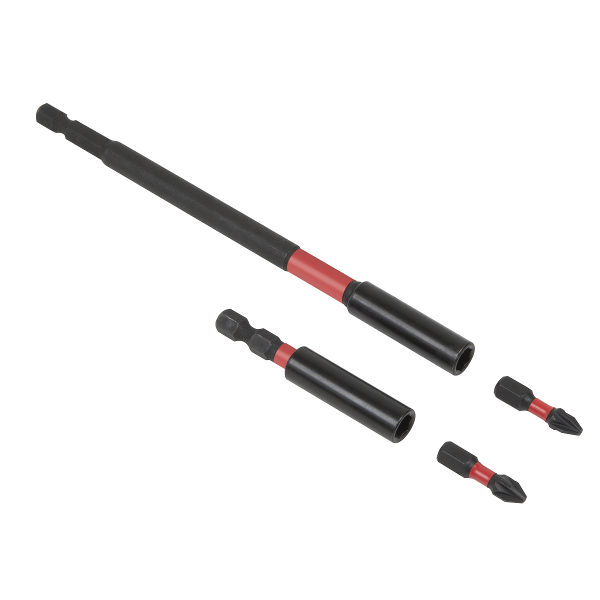 Premier AK8276 Premier Impact Grade Power Tool Bit Holder Set 4pc