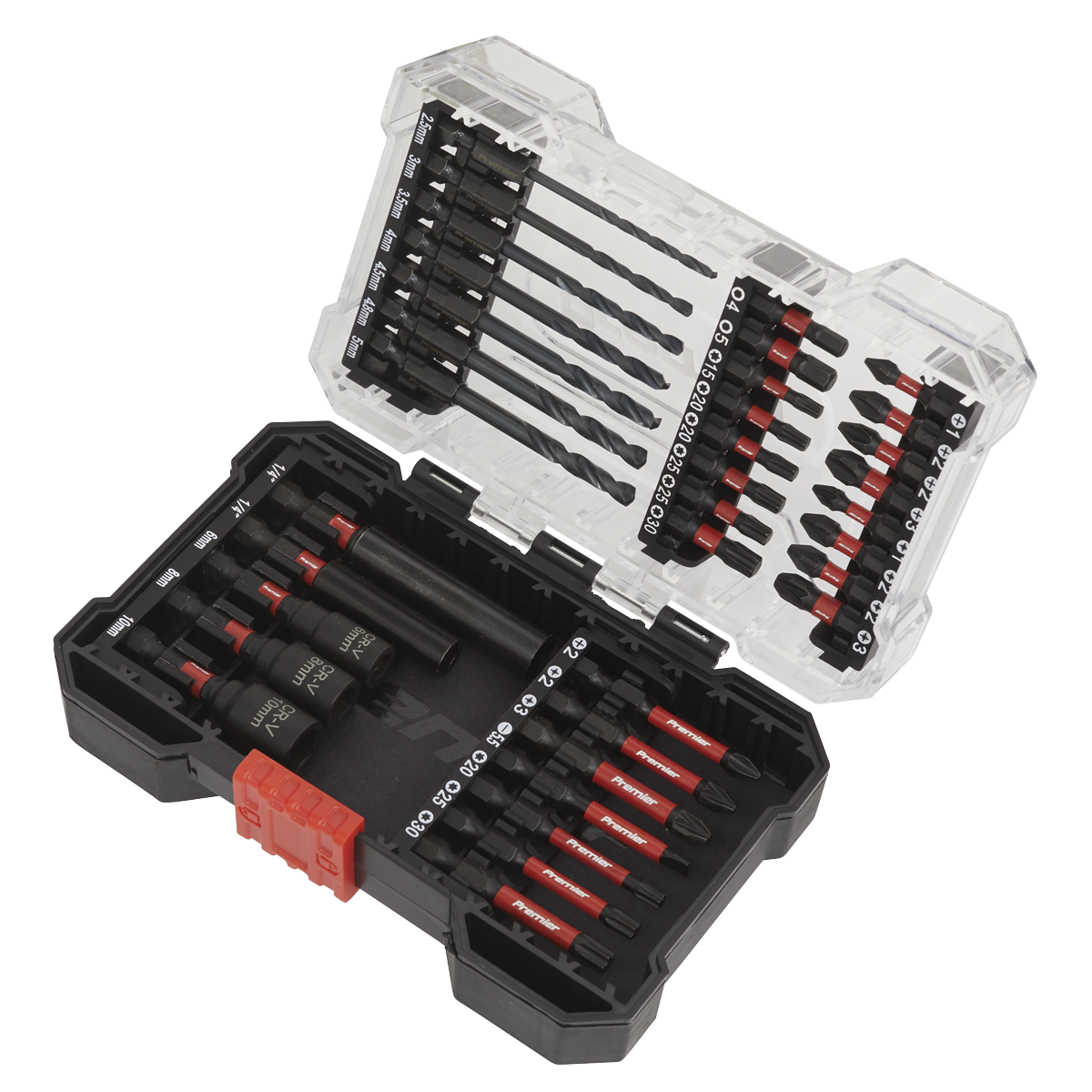 Premier AK8284 Impact Grade Power Tool Bit Set 35pc