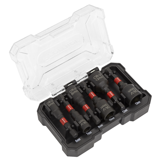 Premier AK8287 Premier Impact Grade Nut Driver Set 6pc