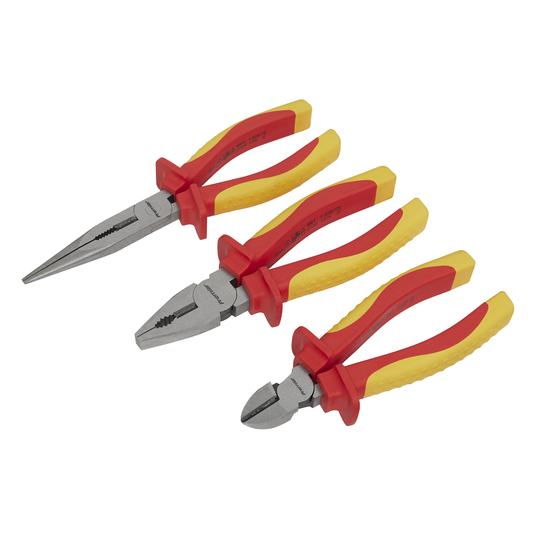 Premier AK83452 Premier Pliers Set 3pc - VDE Approved