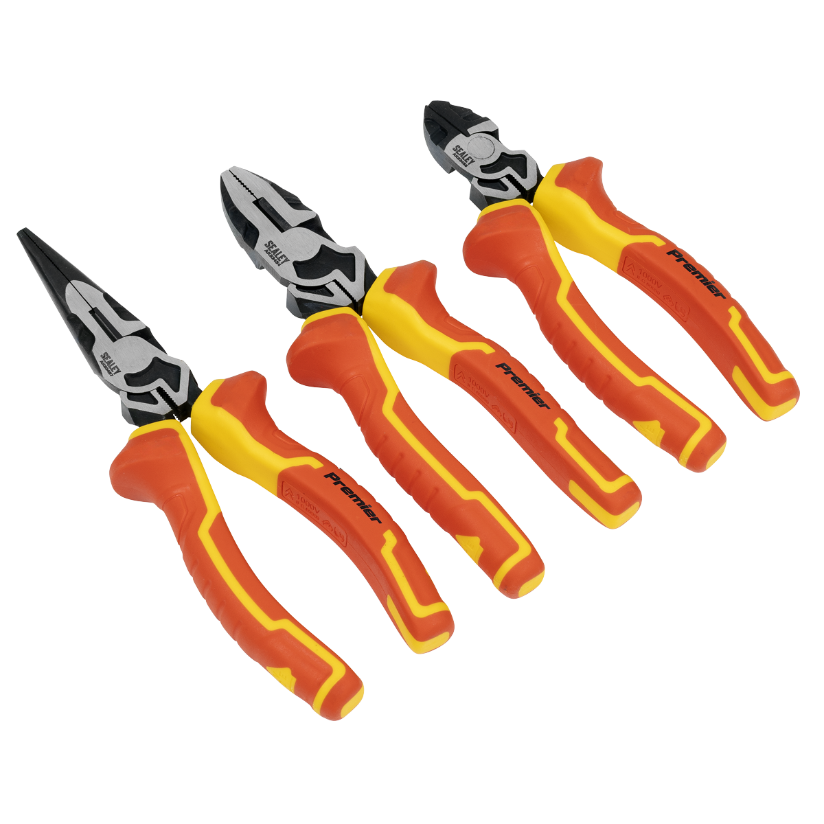 Premier AK83452 Premier High Leverage Pliers Set 3pc - VDE Approved