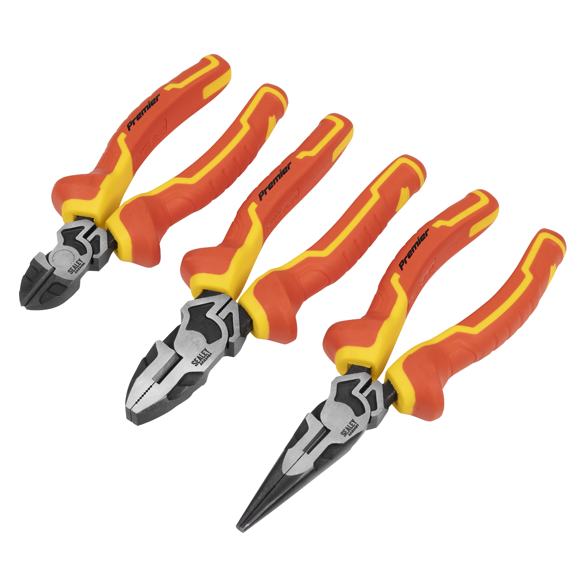 Premier AK83452 Premier High Leverage Pliers Set 3pc - VDE Approved
