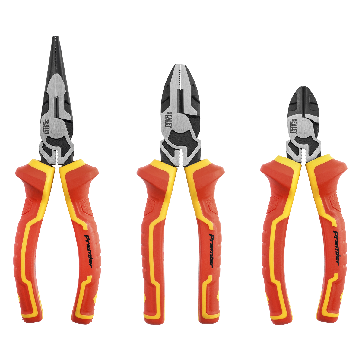 Premier AK83452 Premier High Leverage Pliers Set 3pc - VDE Approved