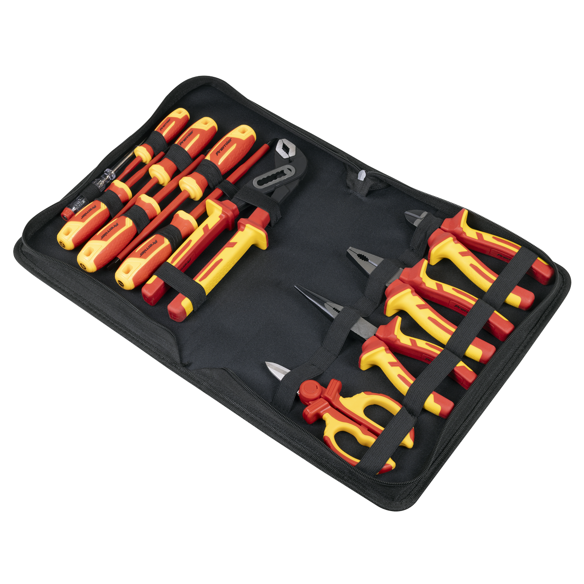 Premier AK83463 Screwdriver, Pliers & Scissor Set 12pc - VDE Approved