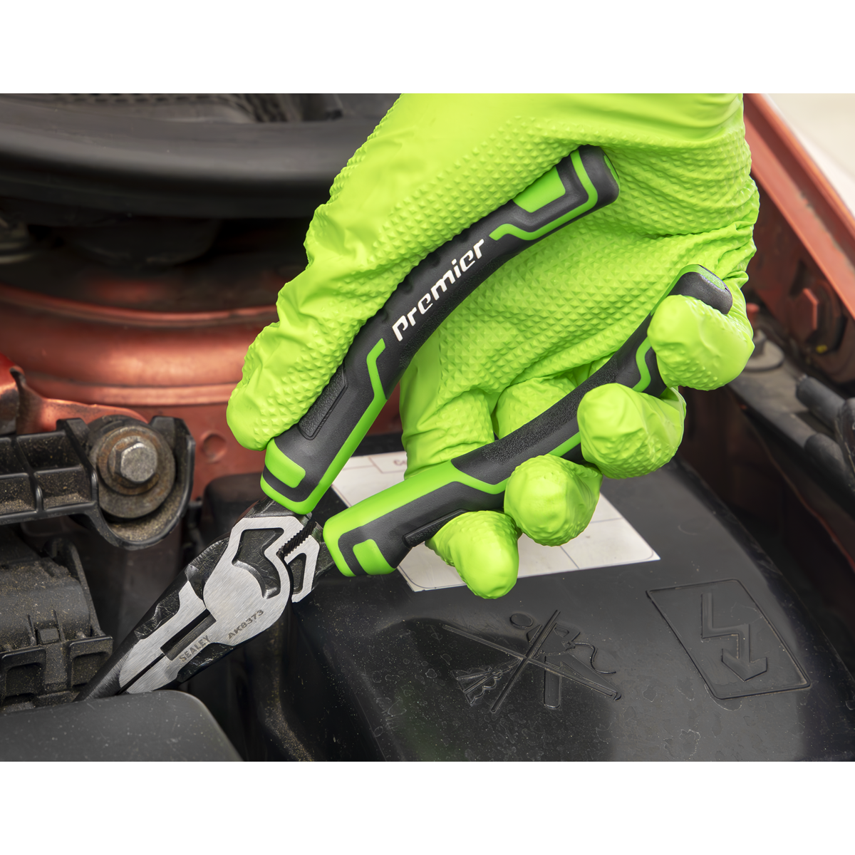 Premier AK8376HV Premier High Leverage Pliers Set 3pc - Green