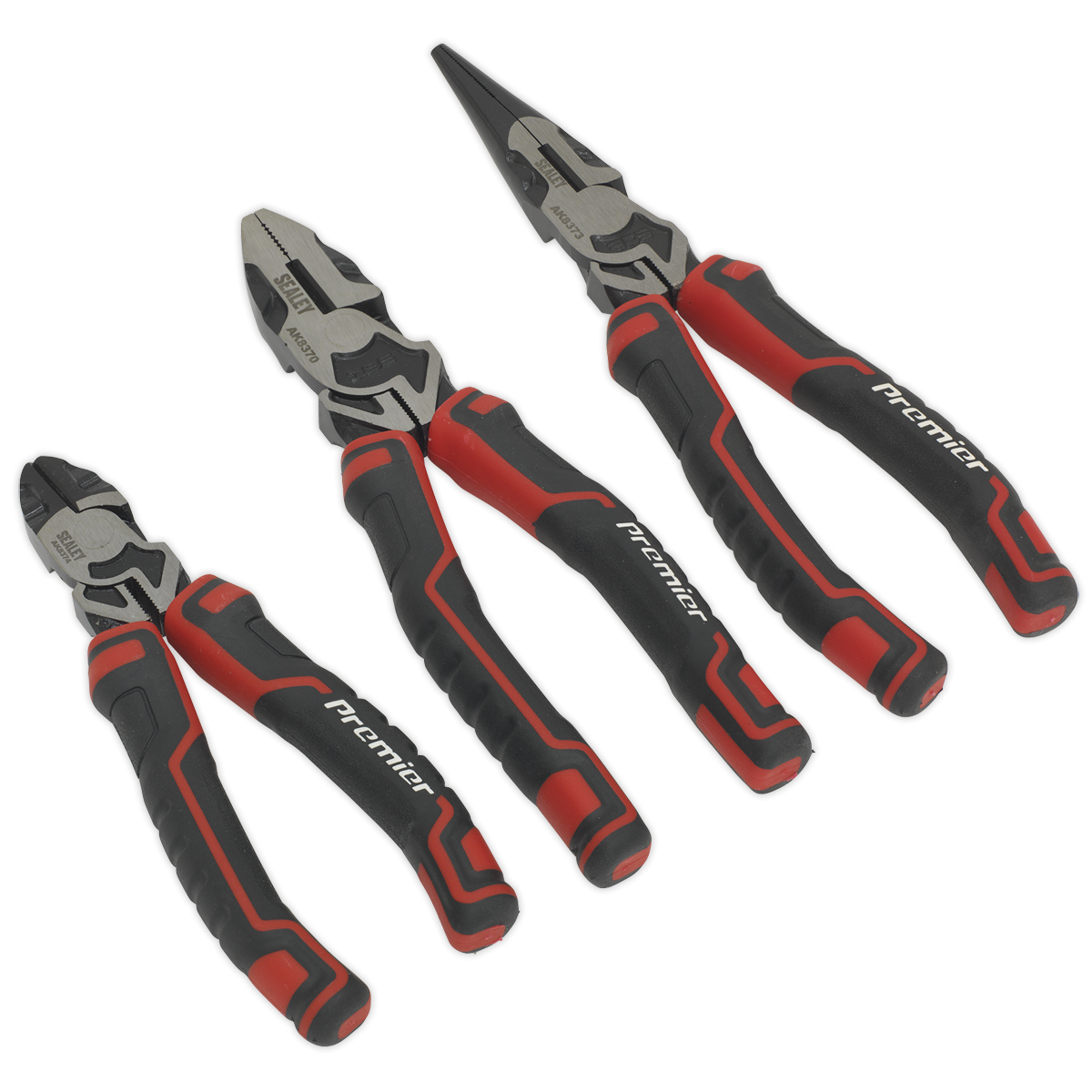 Premier AK8376 Premier High Leverage Plier Set 3pc