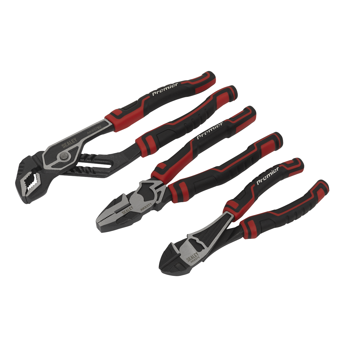 Premier AK8377 Premier High Leverage Pliers Set 3pc