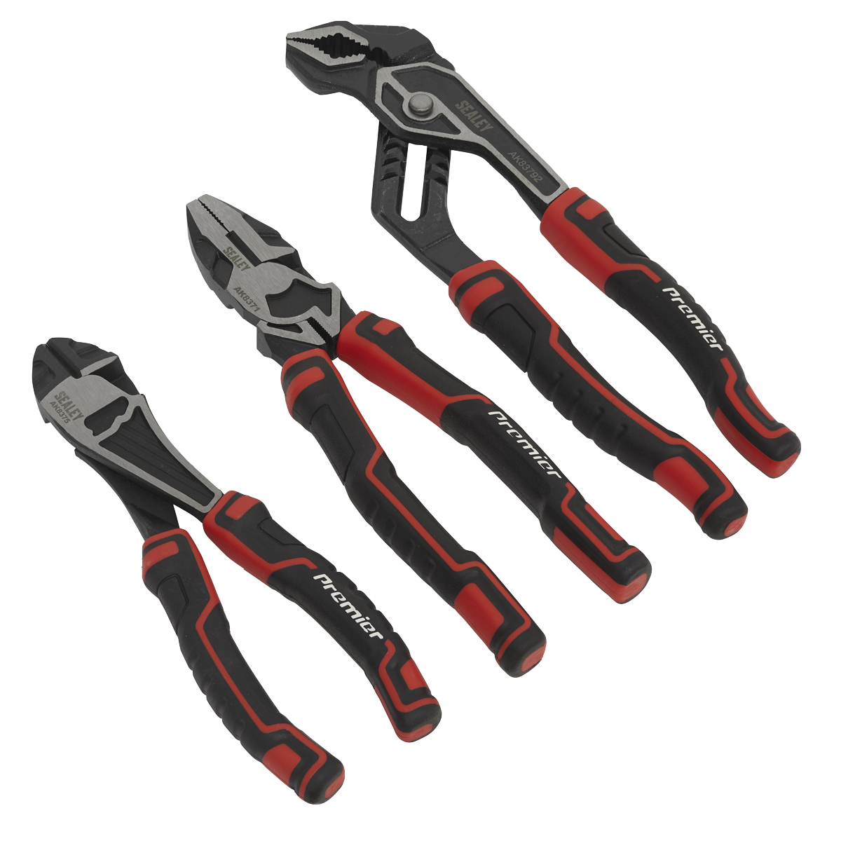 Premier AK8377 Premier High Leverage Pliers Set 3pc