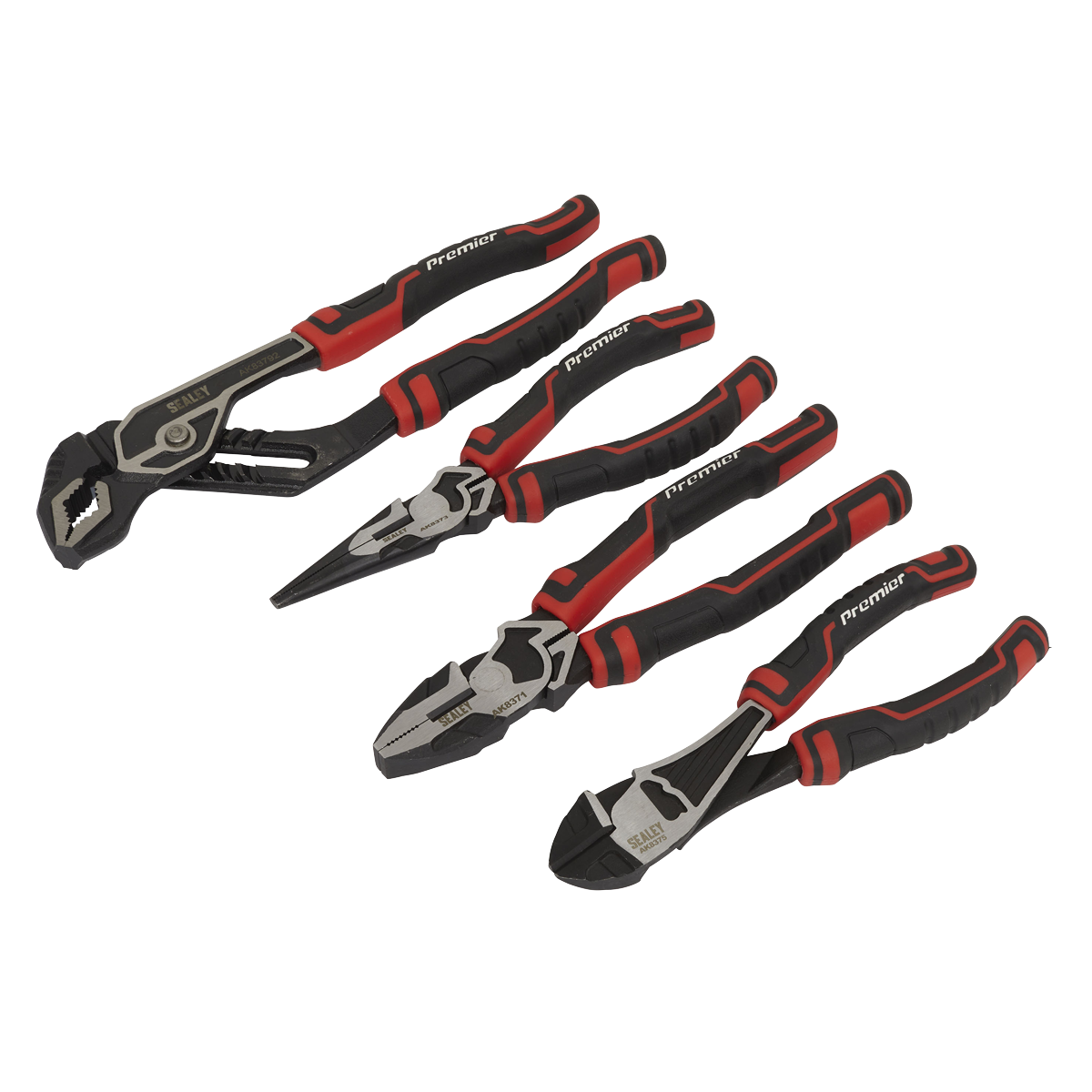 Premier AK8378 Premier High Leverage Pliers Set 4pc