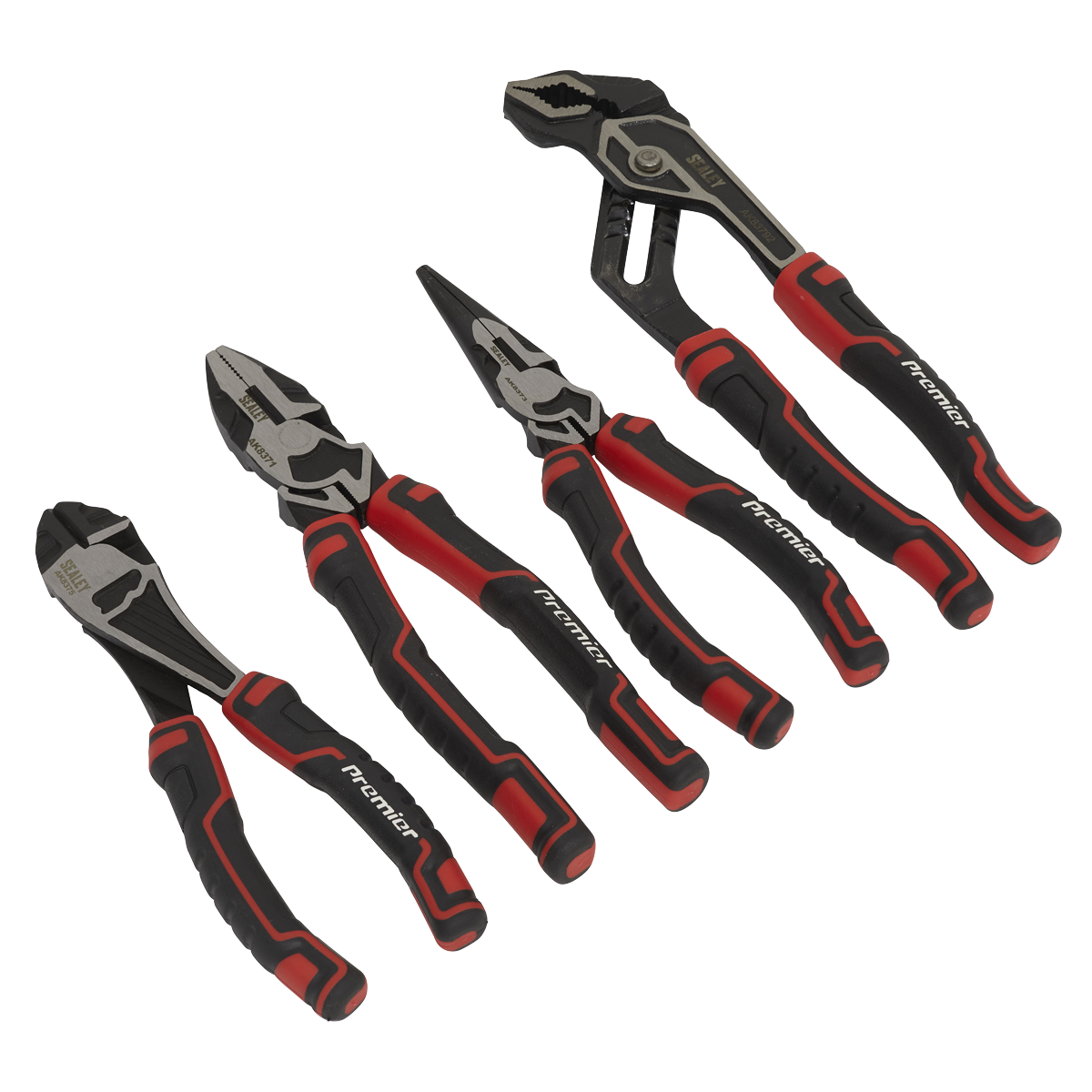 Premier AK8378 Premier High Leverage Pliers Set 4pc