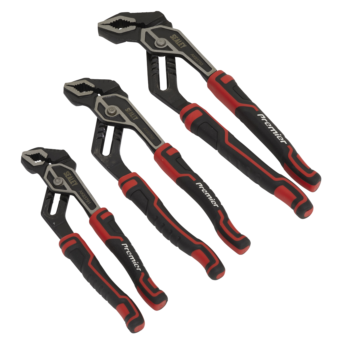 Premier AK8379 Premier Water Pump Pliers Set 3pc