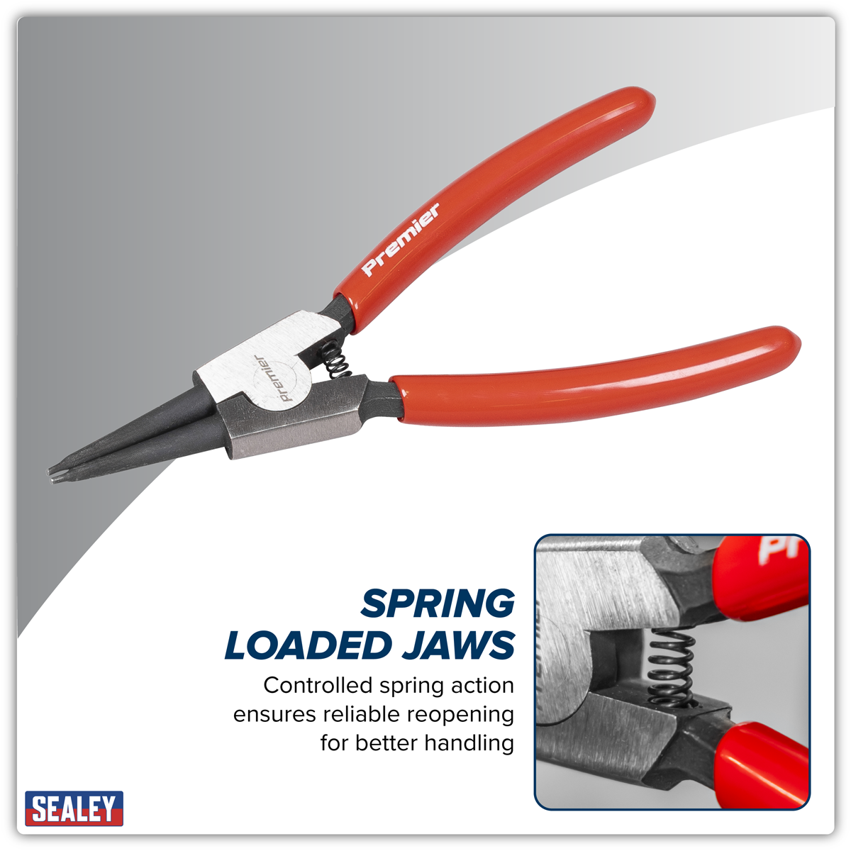 Premier AK84532 Premier Circlip Pliers External Straight Nose 140mm