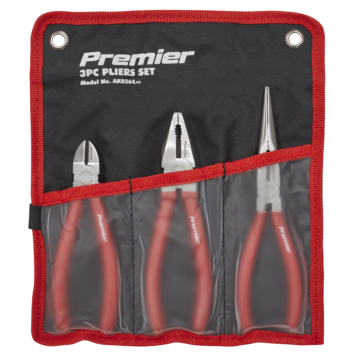 Premier AK8564 Premier Pliers Set 3pc