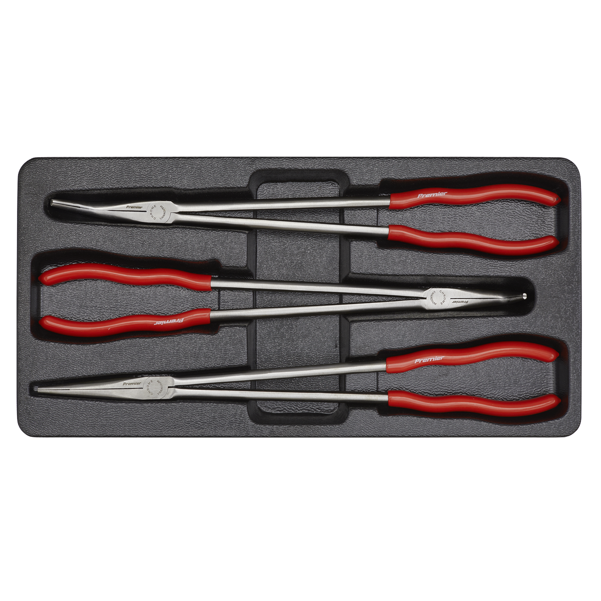 Premier AK8576 Premier Extra-Long Needle Nose Pliers Set 400mm 3pc