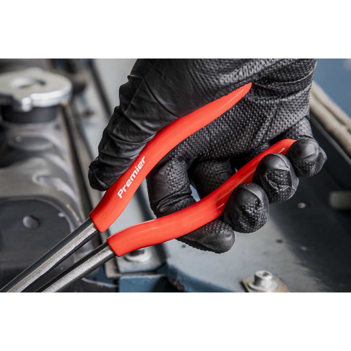 Premier AK8592 Premier Needle Nose Pliers 45° Long Reach Double Joint Pliers 335mm