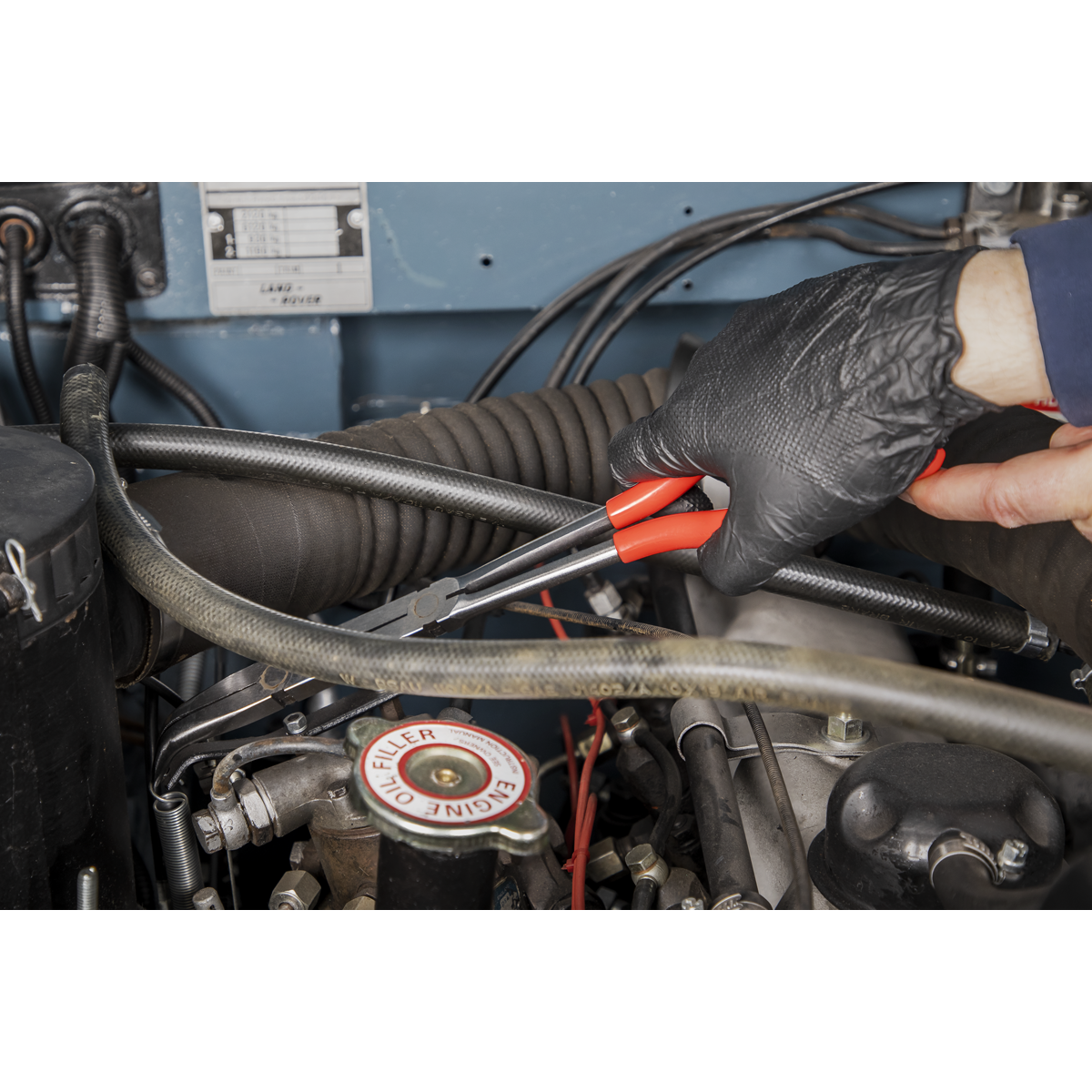 Premier AK8592 Premier Needle Nose Pliers 45° Long Reach Double Joint Pliers 335mm