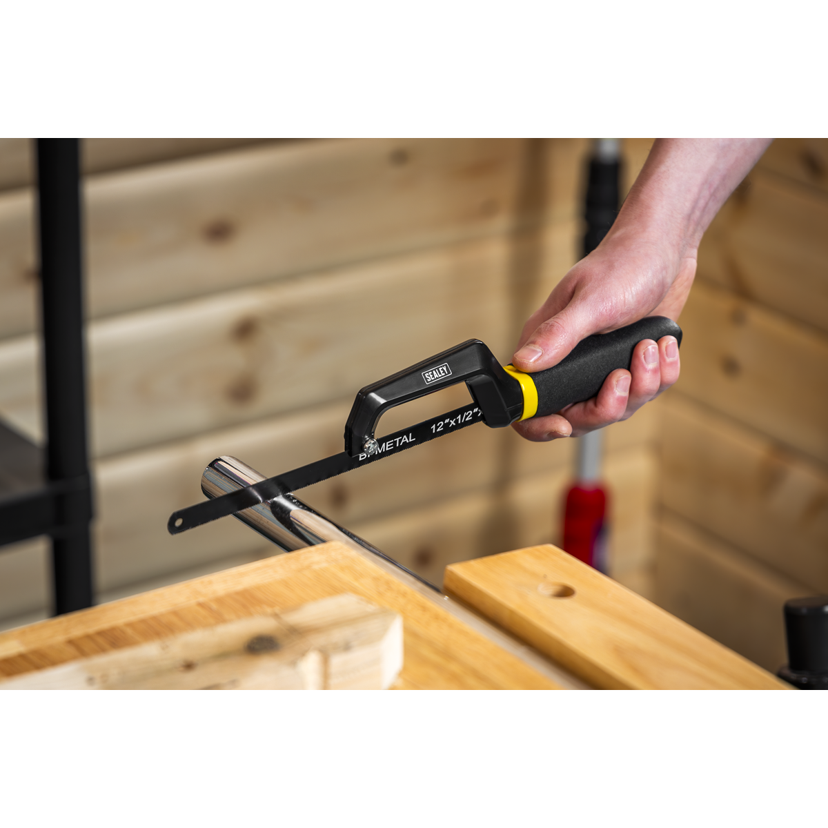 Premier AK8695 Premier Mini Hacksaw with Bi-Metal Blade