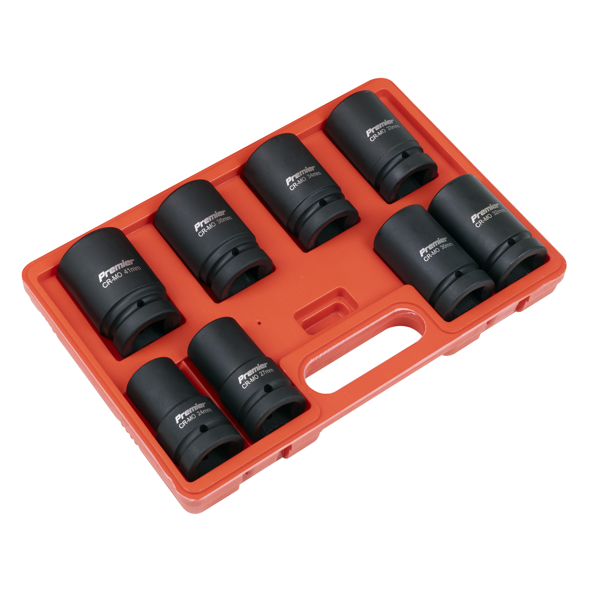 Premier AK888M Premier Deep Impact Socket Set 1"Sq Drive 8pc