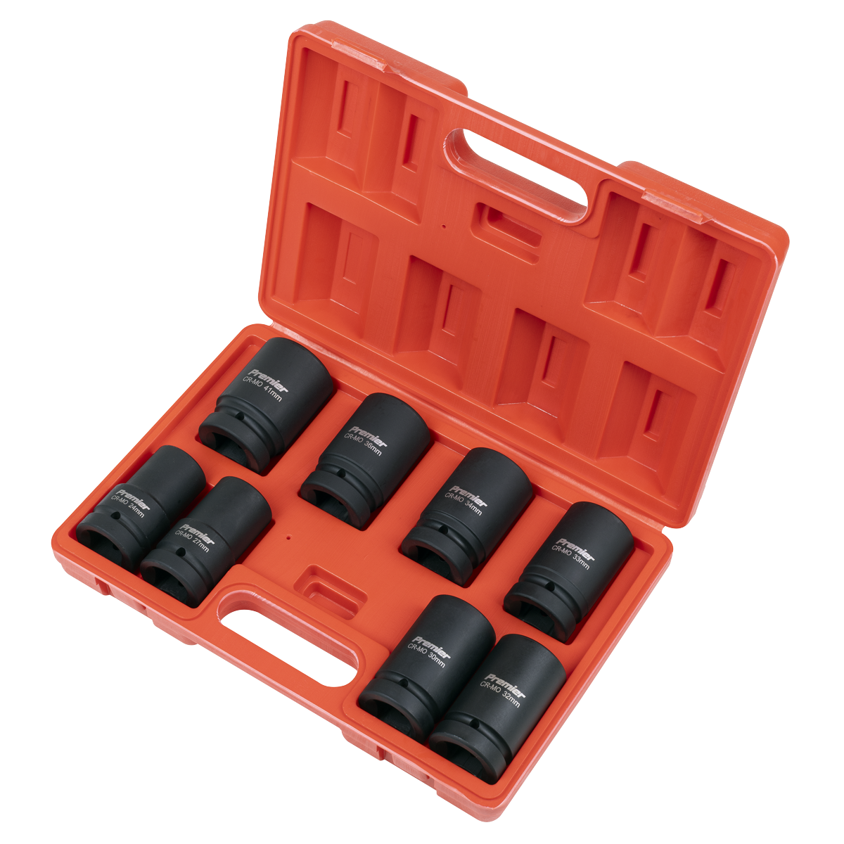 Premier AK888M Premier Deep Impact Socket Set 1"Sq Drive 8pc