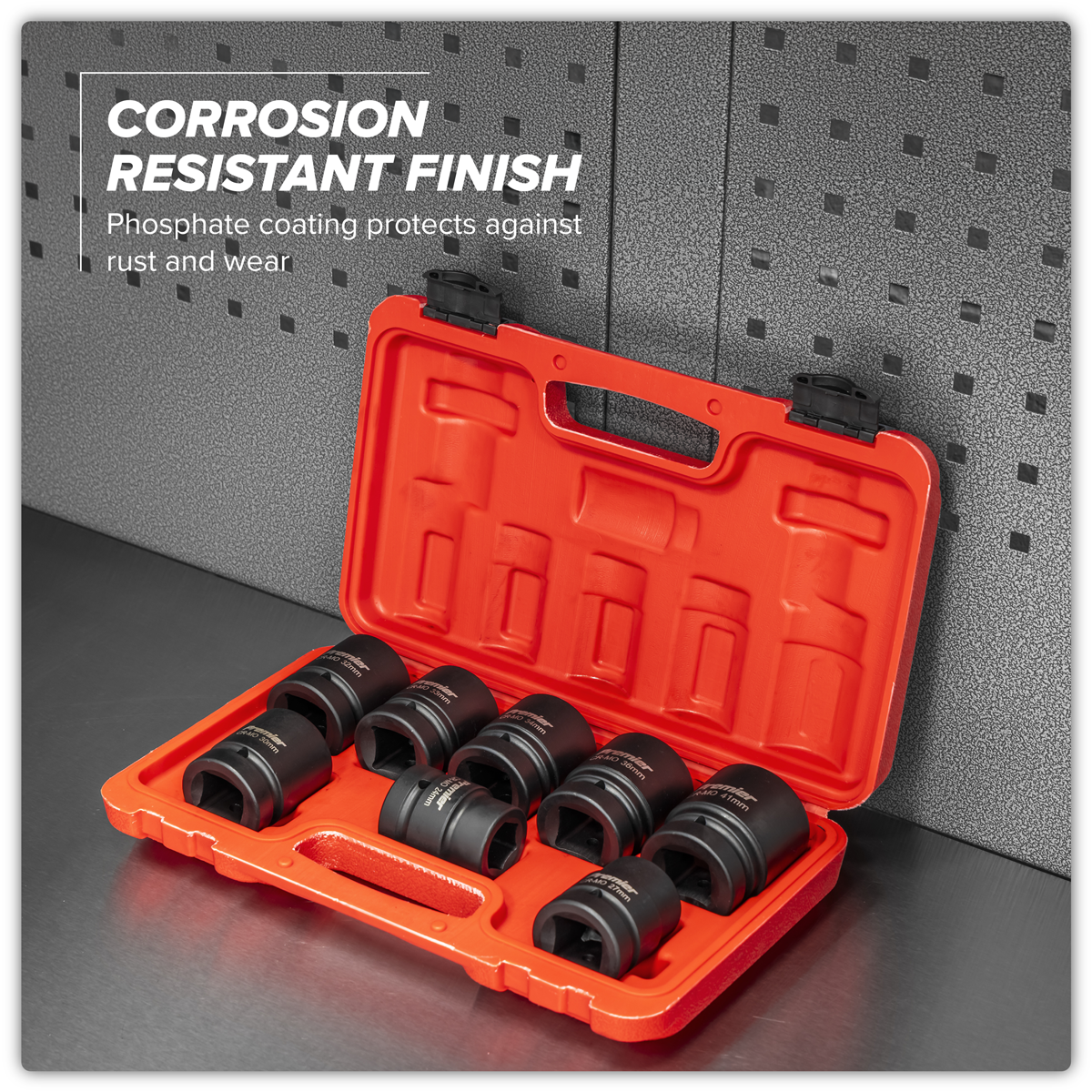 Premier AK889M Premier Impact Socket Set 1"Sq Drive 8pc