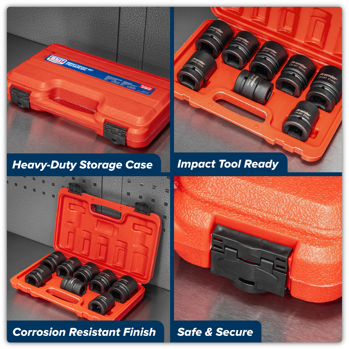 Premier AK889M Premier Impact Socket Set 1"Sq Drive 8pc