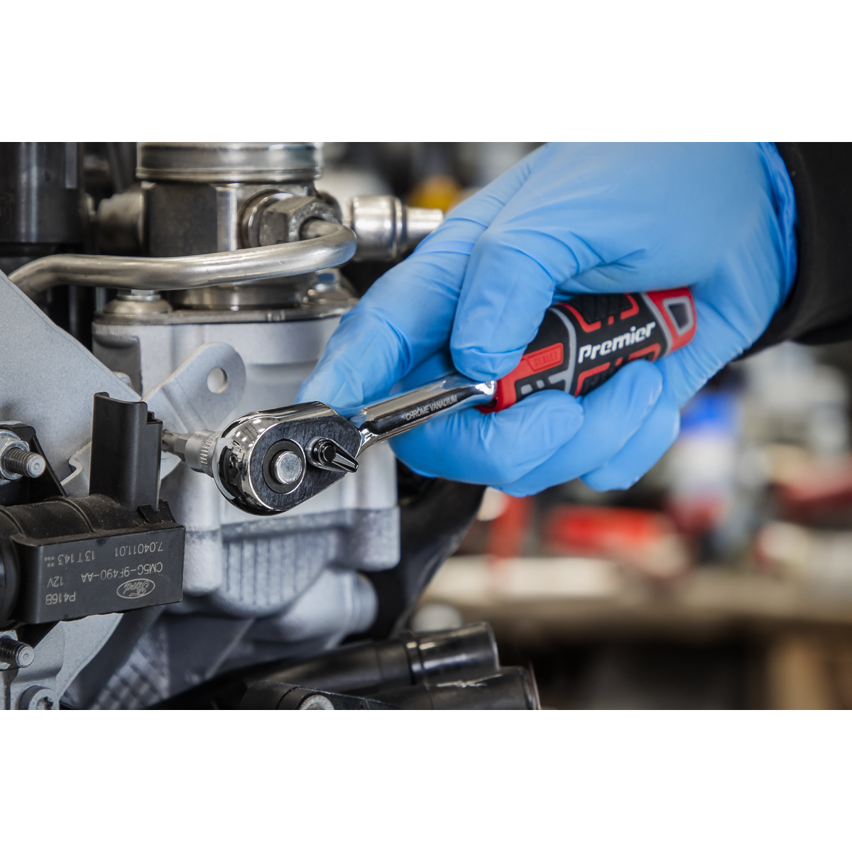 Premier AK8934 Premier Ratchet Wrench with Flip Reverse 1/4"Sq Drive