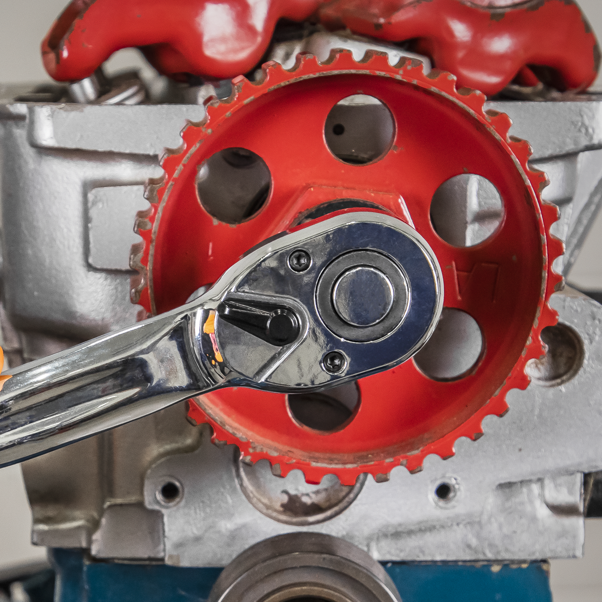 Premier AK8938 Premier Pear-Head Offset Ratchet Wrench with Flip Reverse 3/8"Sq Drive