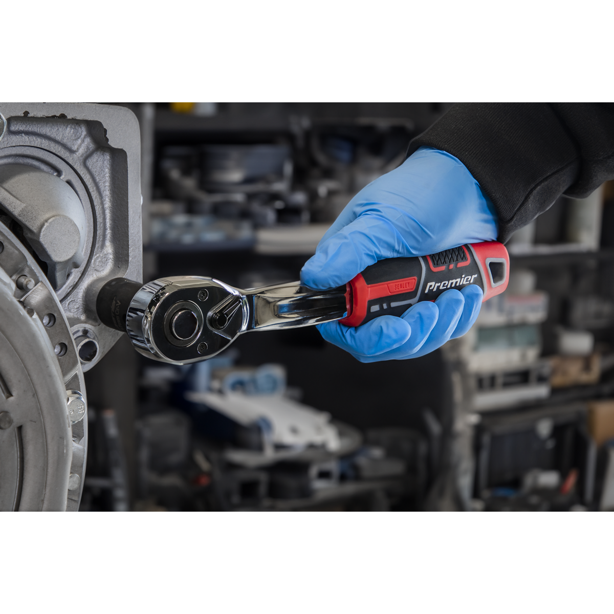 Premier AK8939 Premier Pear-Head Offset Ratchet Wrench with Flip Reverse 1/2"Sq Drive