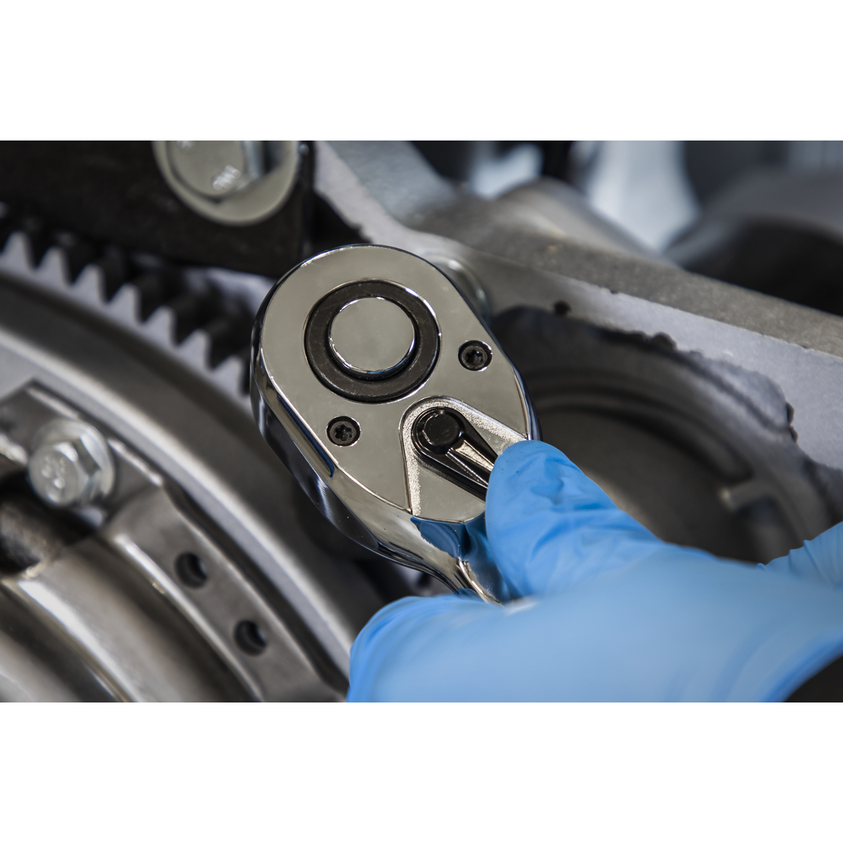 Premier AK8939 Premier Pear-Head Offset Ratchet Wrench with Flip Reverse 1/2"Sq Drive