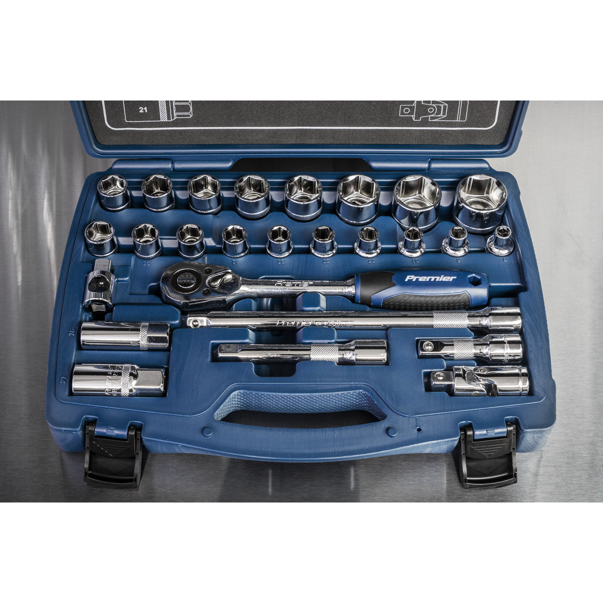 Premier AK8992 Premier Socket Set 1/2"Sq Drive 26pc