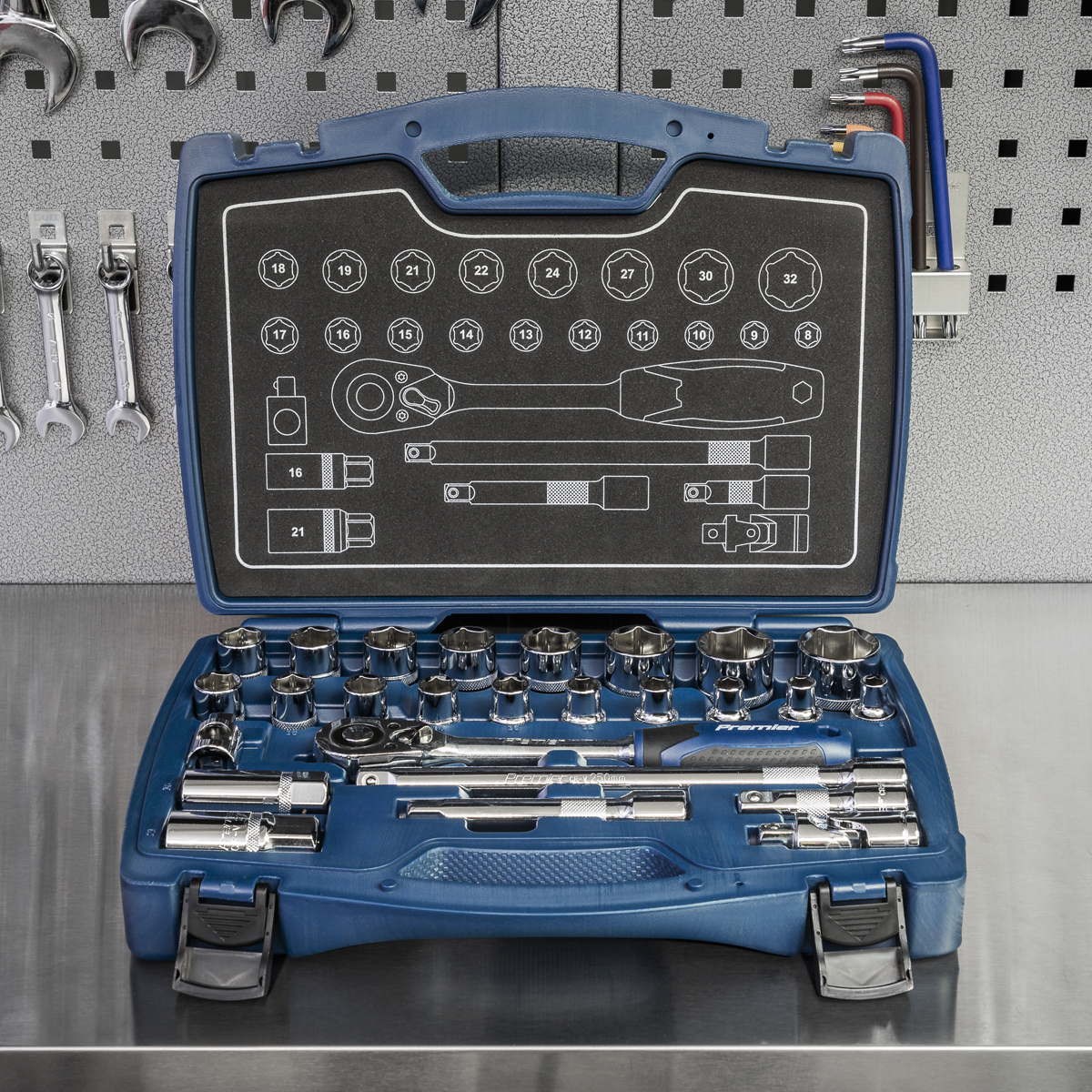 Premier AK8992 Premier Socket Set 1/2"Sq Drive 26pc