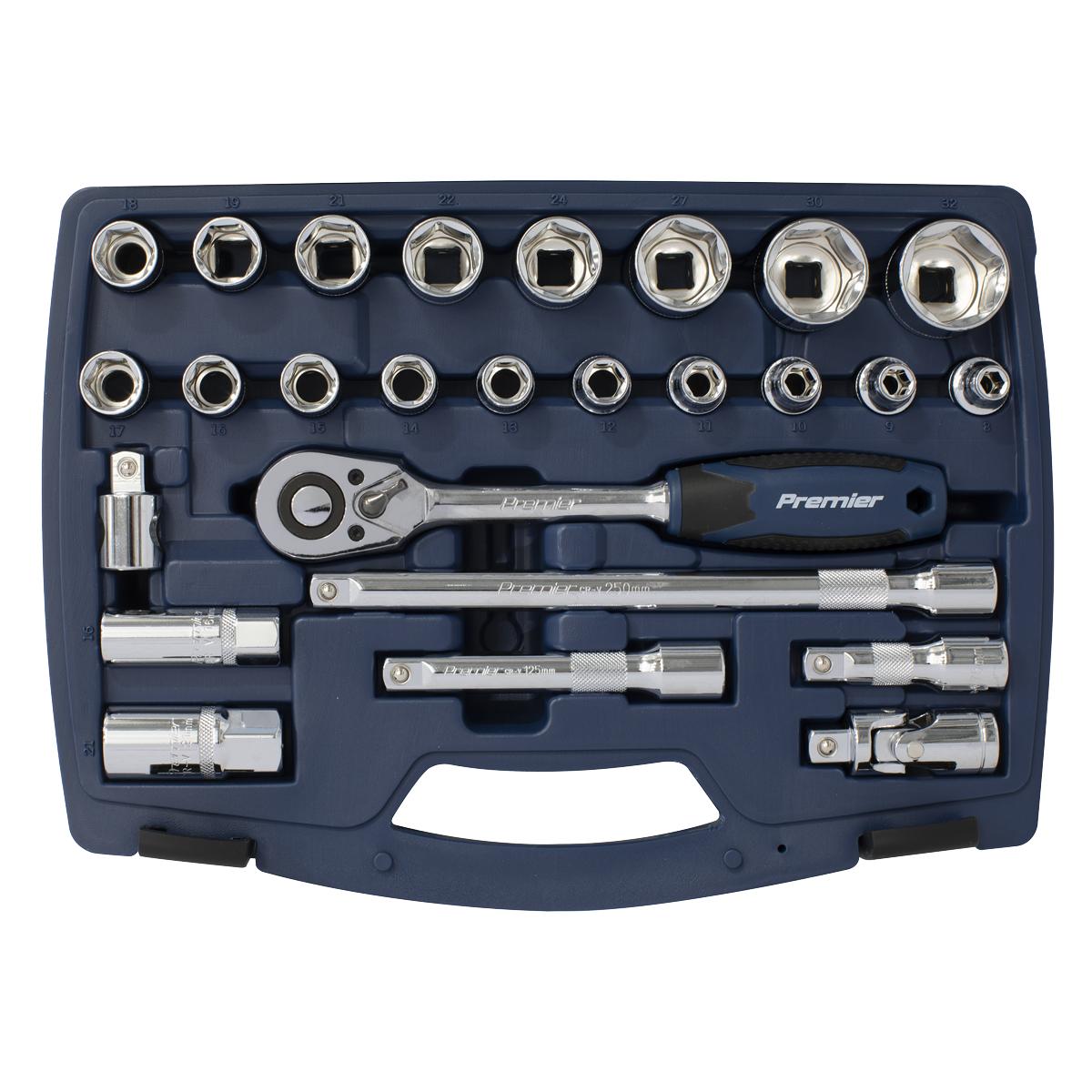 Premier AK8992 Premier Socket Set 1/2"Sq Drive 26pc