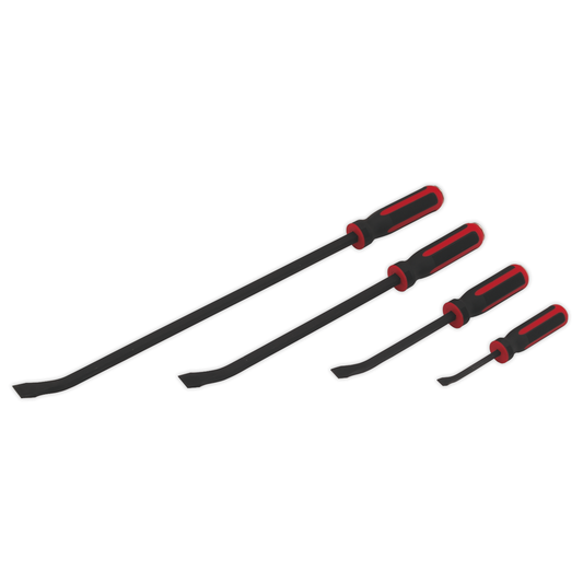 Premier AK9105 Premier Heavy-Duty Angled Pry Bar Set with Hammer Cap 4pc