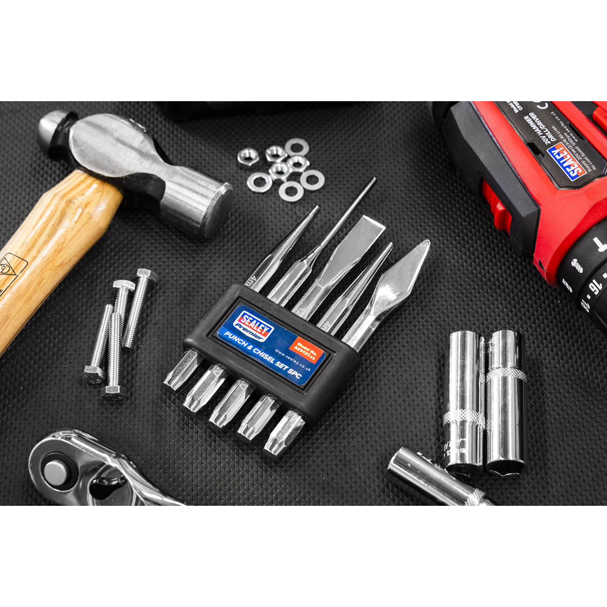 Premier AK9127 Premier Punch & Chisel Set 5pc