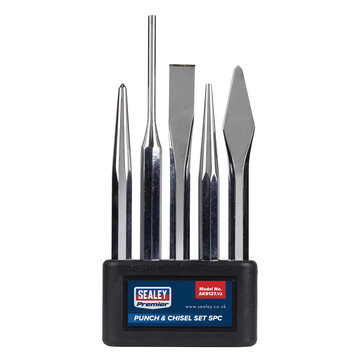 Premier AK9127 Premier Punch & Chisel Set 5pc