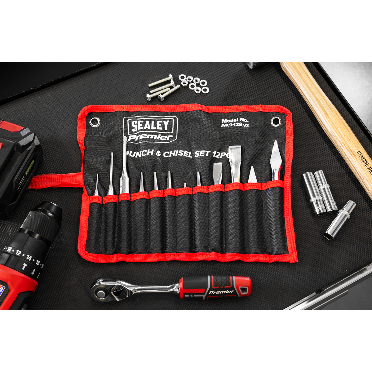 Premier AK9129 Premier Punch & Chisel Set 12pc